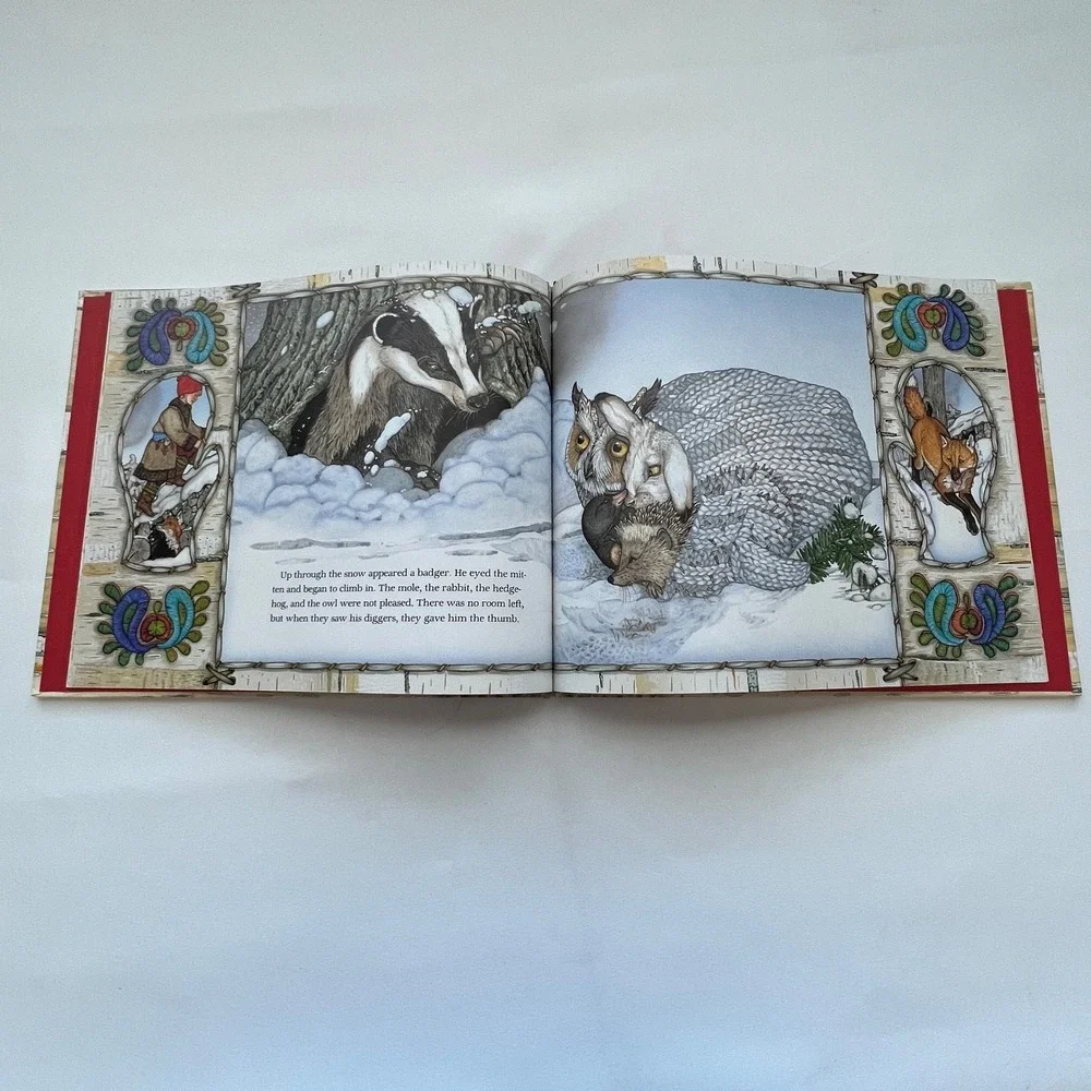 The Mitten Adpated and Illustrated by Jan Brett (Scholastic)
